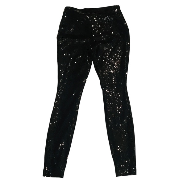 INC | International Concepts | Black Sequin Leggings | Size S - Picture 7 of 10
